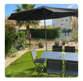 Appartement 6 couchages rez-de-jardin à 5 mn de la plage